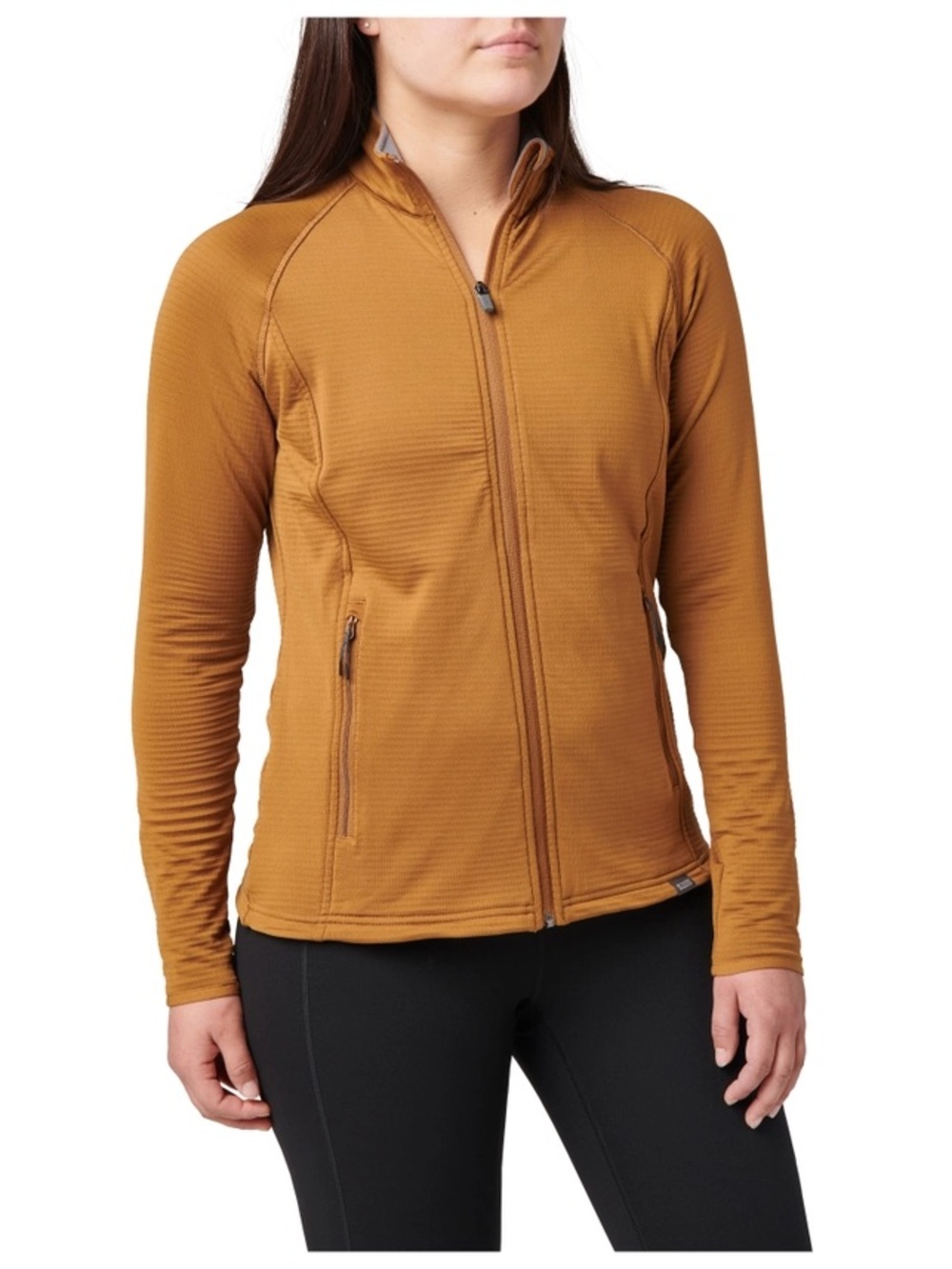 NWT Women's 5.11 Stratos Zip-Up Fleece Jacket in Pecan - Size Large
